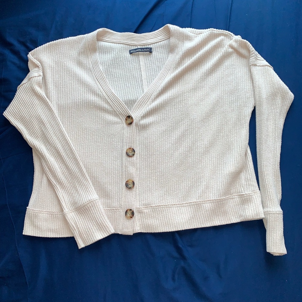Cropped Knit sweater by Abercrombie & Fitch
